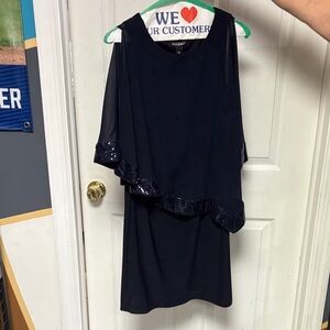 Roz & Ali Navy Blue Dress